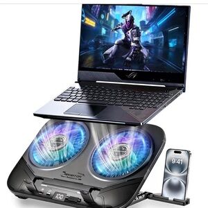 WEKEFON Laptop Cooling Pad Dual TEC 2 Fans 12–21 Inch